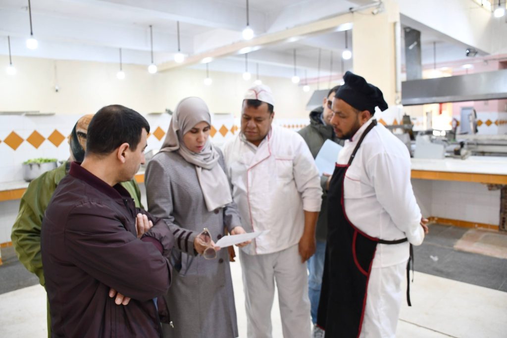 زيارة ميدانية لمطعم الإقامة الجامعية 1000 سرير بريكة